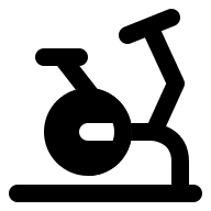 Air Bike (Solid) Free Open-Source SVG Icon