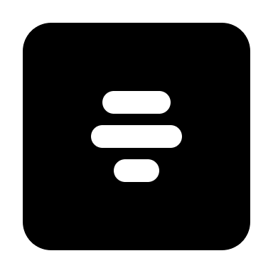 Horizontal Center Alignment (Solid) Free Open-Source SVG Icon (IconPark Solid)