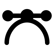 Round Anchor (Solid) Free Open-Source SVG Icon