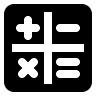 Arithmetic Operation Buttons (Solid) Free Open-Source SVG Icon