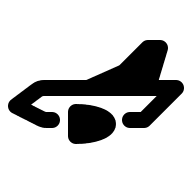 Aviation Industry Symbol (Solid) Free Open-Source SVG Icon