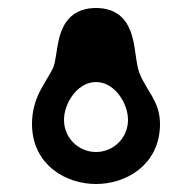 Avocado Fruit (Solid) Free Open-Source SVG Icon