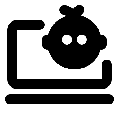 Baby Application (Solid) Free Open-Source SVG Icon (IconPark Solid)