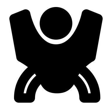 Baby Sling Carrier (Solid) Free Open-Source SVG Icon (IconPark Solid)