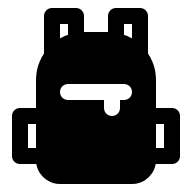 Backpack (Solid) Free Open-Source SVG Icon