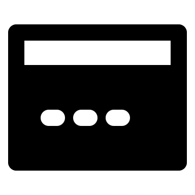 Two Bank Cards (Solid) Free Open-Source SVG Icon (IconPark Solid)