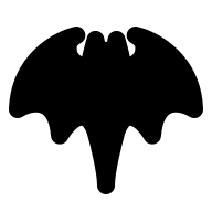 Bat (Solid) Free Open-Source SVG Icon