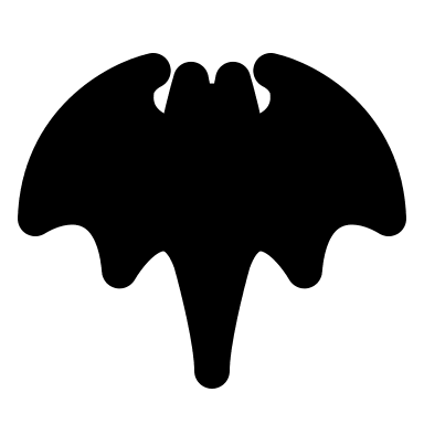 Bat (Solid) Free Open-Source SVG Icon (IconPark Solid)