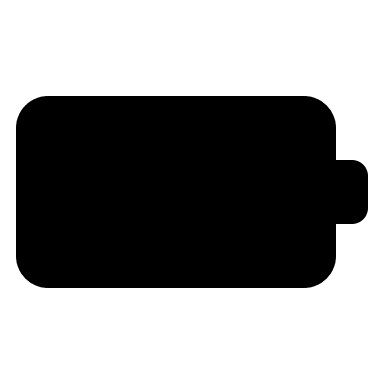 Empty Battery Status (Solid) Free Open-Source SVG Icon (IconPark Solid)