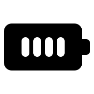 Full Battery Status (Solid) Free Open-Source SVG Icon