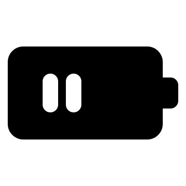 Battery Working Status (Solid) Free Open-Source SVG Icon (IconPark Solid)