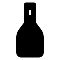 Single Bottle (Solid) Free Open-Source SVG Icon