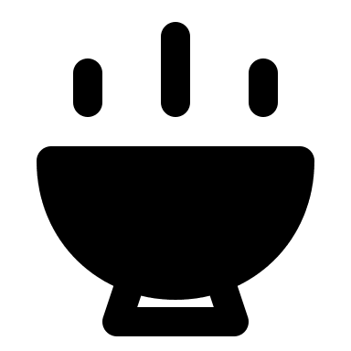 One Bowl (Solid) Free Open-Source SVG Icon (IconPark Solid)