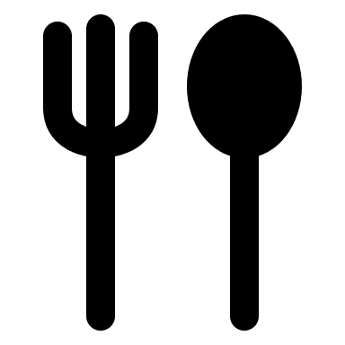 Fork and Spoon (Solid) Free Open-Source SVG Icon (IconPark Solid)