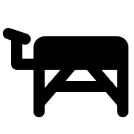 Massage Table (Solid) Free Open-Source SVG Icon