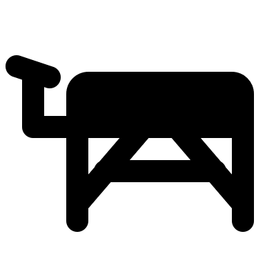 Massage Table (Solid) Free Open-Source SVG Icon (IconPark Solid)