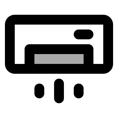 Air Conditioning System (TwoTone) Free Open-Source SVG Icon (IconPark TwoTone)