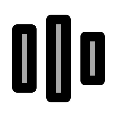 Horizontal Center Alignment (TwoTone) Free Open-Source SVG Icon (IconPark TwoTone)