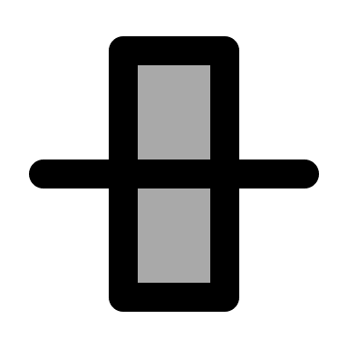 Vertical Alignment (TwoTone) Free Open-Source SVG Icon (IconPark TwoTone)