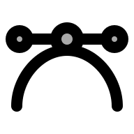 Round Anchor Symbol (TwoTone) Free Open-Source SVG Icon