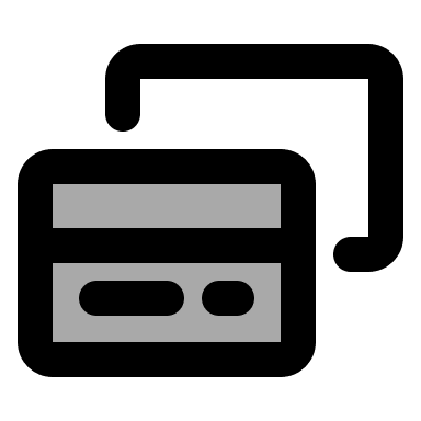 Bank Card (TwoTone) Free Open-Source SVG Icon (IconPark TwoTone)