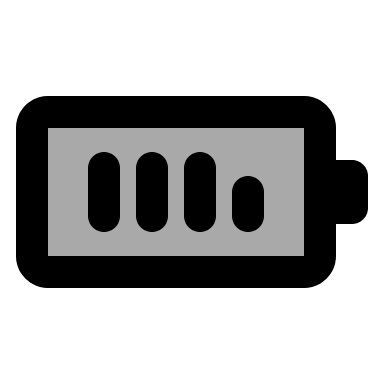 Working Battery (TwoTone) Free Open-Source SVG Icon (IconPark TwoTone)