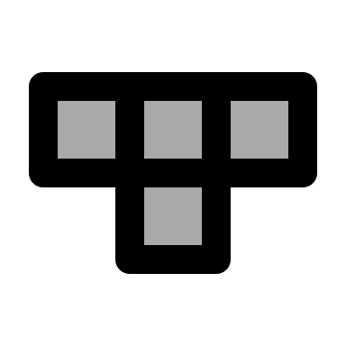 Four Block Structure (TwoTone) Free Open-Source SVG Icon (IconPark TwoTone)