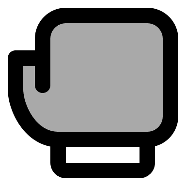 Boxing Sport (TwoTone) Free Open-Source SVG Icon (IconPark TwoTone)