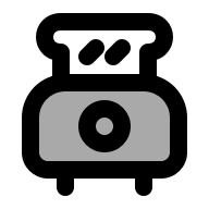 Bread Machine Appliance (TwoTone) Free Open-Source SVG Icon