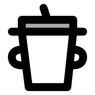 Sippy Cup (TwoTone) Free Open-Source SVG Icon (IconPark TwoTone)