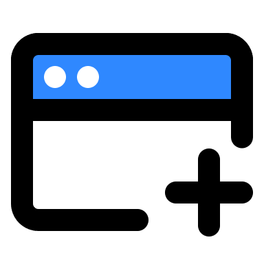 Add Web Content Free Open-Source SVG Icon (IconPark)