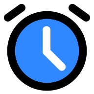 Alarm Clock Free Open-Source SVG Icon