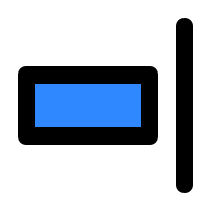 Right Alignment Tool Free Open-Source SVG Icon