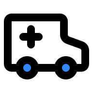 Ambulance Vehicle Free Open-Source SVG Icon