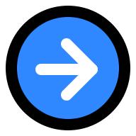 Right Arrow in Circle Free Open-Source SVG Icon