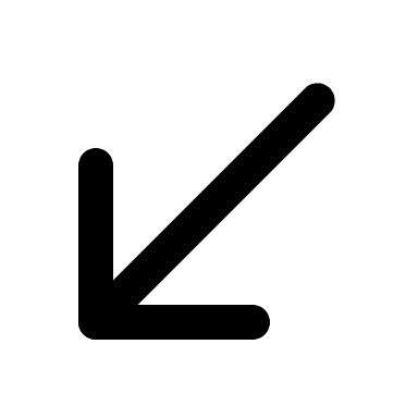 Left Down Arrow (IconPark) Free Open-Source SVG Icon (IconPark)