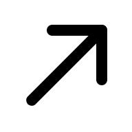 Right Up Arrow Free Open-Source SVG Icon