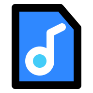 Audio File Free Open-Source SVG Icon