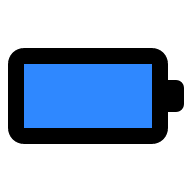 Empty Battery Indicator Free Open-Source SVG Icon