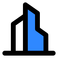 Two-Story Building (IconPark) Free Open-Source SVG Icon