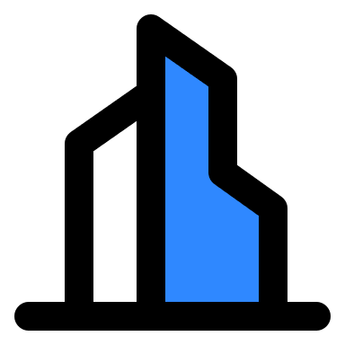 Two-Story Building (IconPark) Free Open-Source SVG Icon (IconPark)