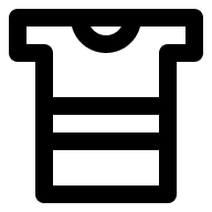 Short Sleeve Clothing Free Open-Source SVG Icon