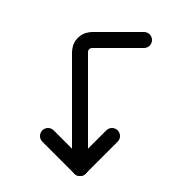 Left Down Corner Arrow Free Open-Source SVG Icon