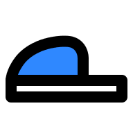 One Slipper Footwear Free Open-Source SVG Icon