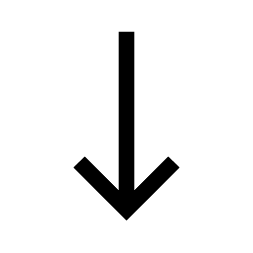 Long Down Arrows (Windows 10) Free Open-Source SVG Icon (Icons8 Windows 10 Icons)