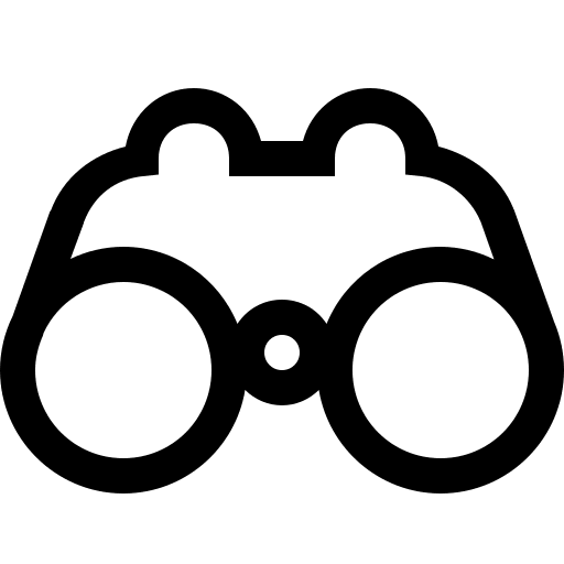 Binoculars (Icons8 Windows 10) Free Open-Source SVG Icon (Icons8 Windows 10 Icons)