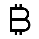 Bitcoin Cryptocurrency Symbol Free Open-Source SVG Icon