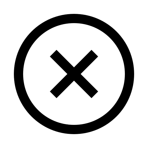 Cancel Action Free Open-Source SVG Icon (Icons8 Windows 10 Icons)