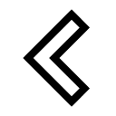 Left Chevron Arrow Free Open-Source SVG Icon