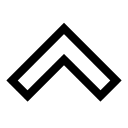 Chevron Up Directional Arrow Free Open-Source SVG Icon